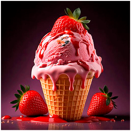 Strawberry Ice Cream flavour